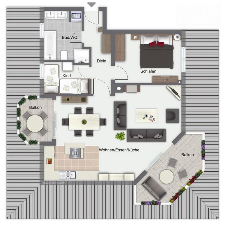 Waterkant Wohnung 08 - Seestern Больтенхаген Экстерьер фото